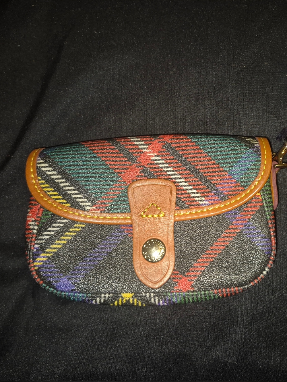 Dooney & Burke Plaid Wristlet